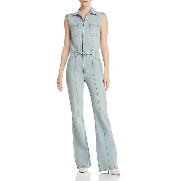 Current/Elliott Zenith Lt. Blu Denim Jumpsuit $368